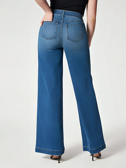 RetroLeg™ | High-waisted 70s-style jeans | Wide legs &amp; retro flare