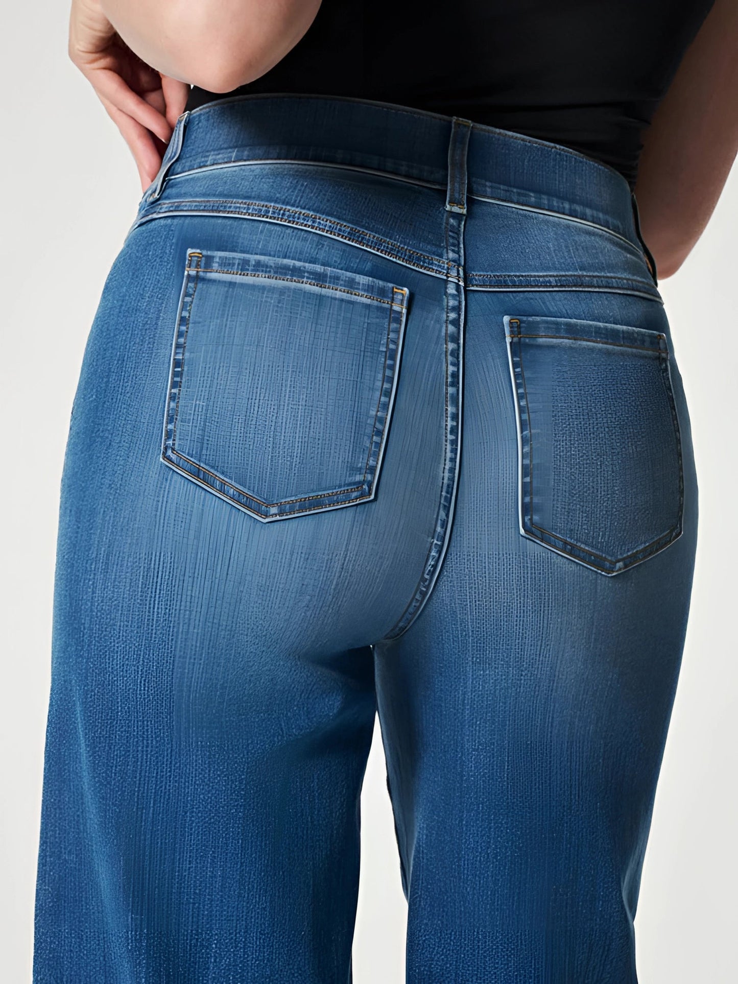 RetroLeg™ | High-waisted 70s-style jeans | Wide legs &amp; retro flare