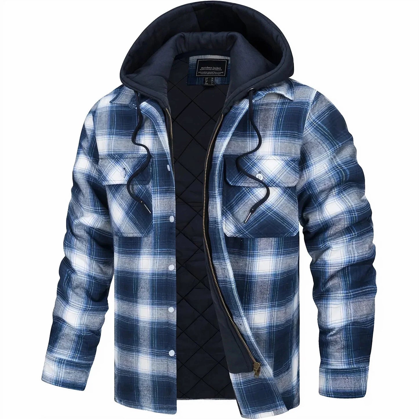 50% off | PlaidWarm™ - Men's Hooded Winter Jacket