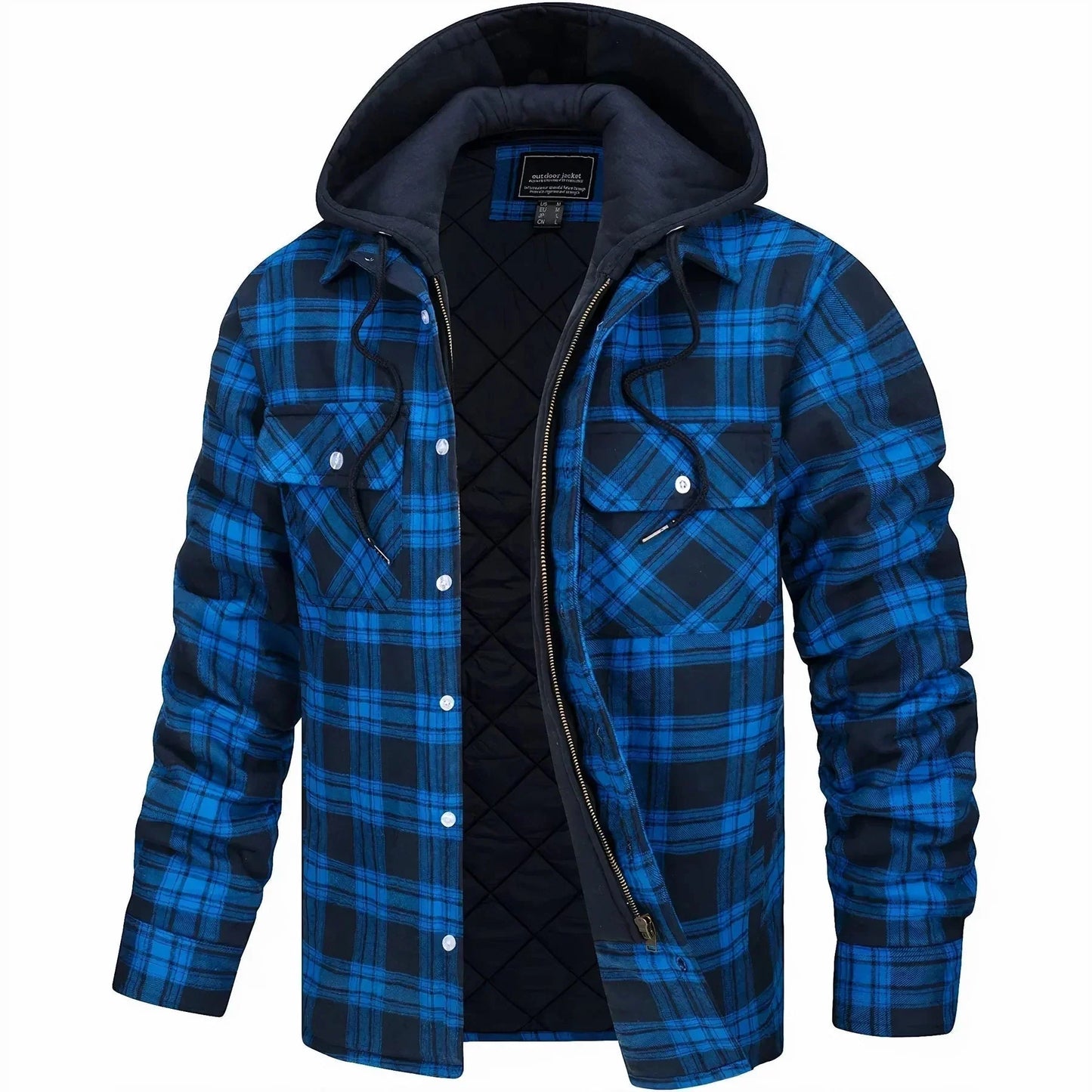 50% off | PlaidWarm™ - Men's Hooded Winter Jacket