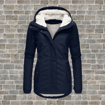 Johana™ | Warm Cotton Sherpa Hoodie