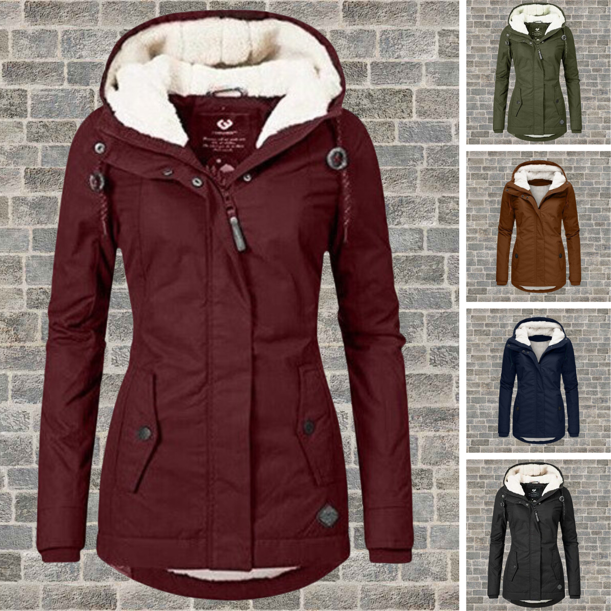 Johana™ | Warm Cotton Sherpa Hoodie