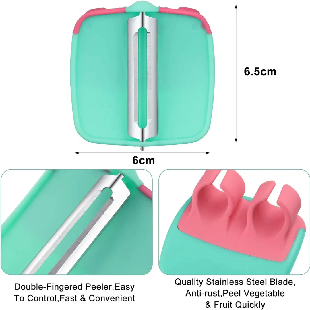 PeelRing™ | Finger Vegetable Peeler Set
