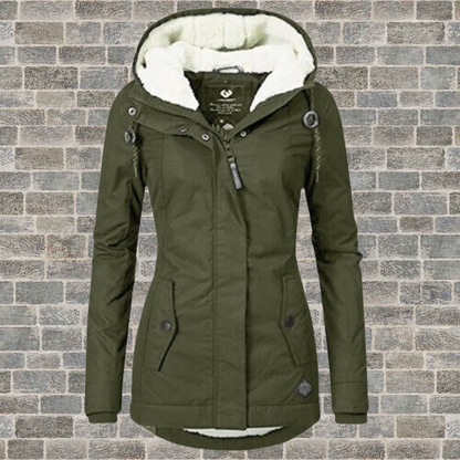 Johana™ | Warm Cotton Sherpa Hoodie