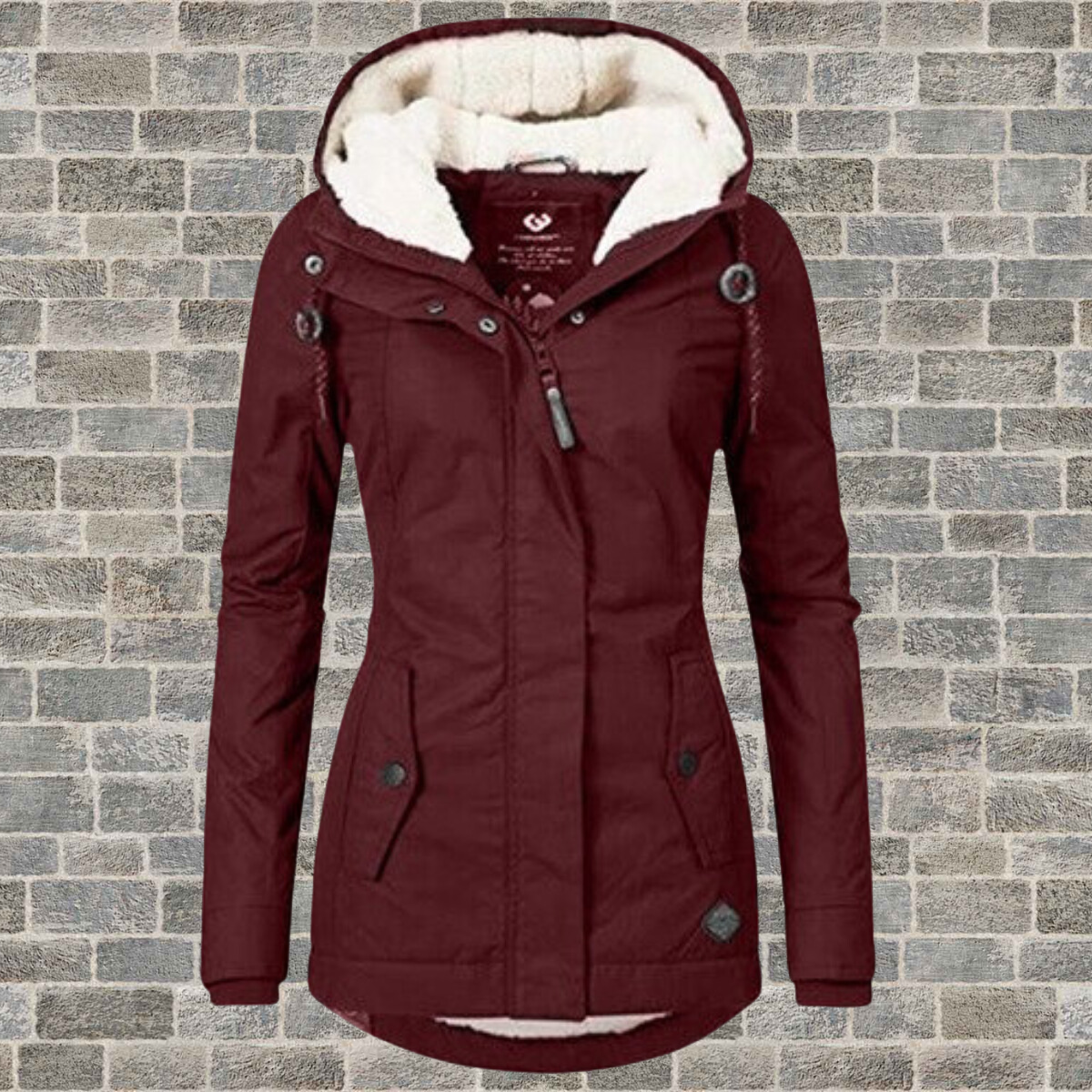 Johana™ | Warm Cotton Sherpa Hoodie