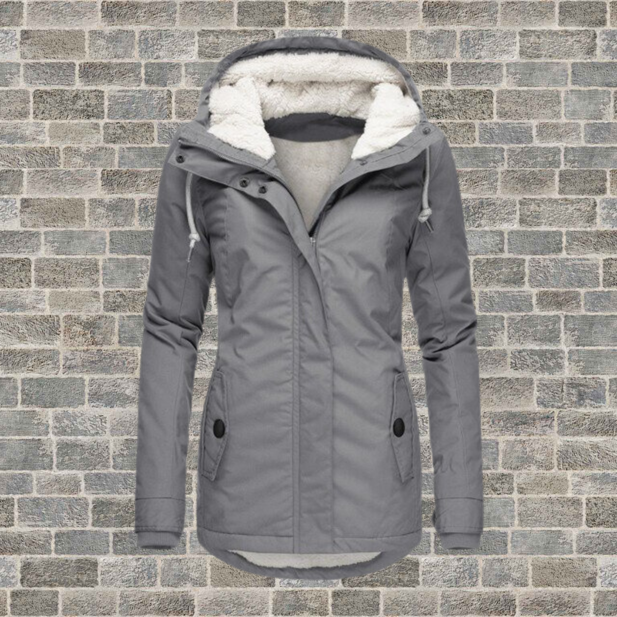 Johana™ | Warm Cotton Sherpa Hoodie