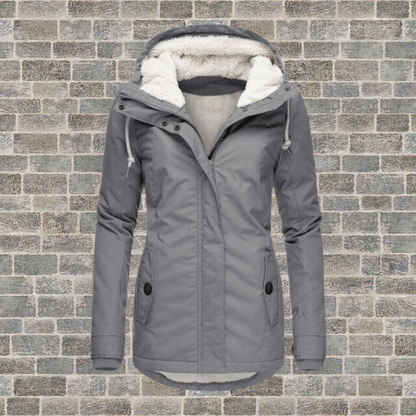Johana™ | Warm Cotton Sherpa Hoodie