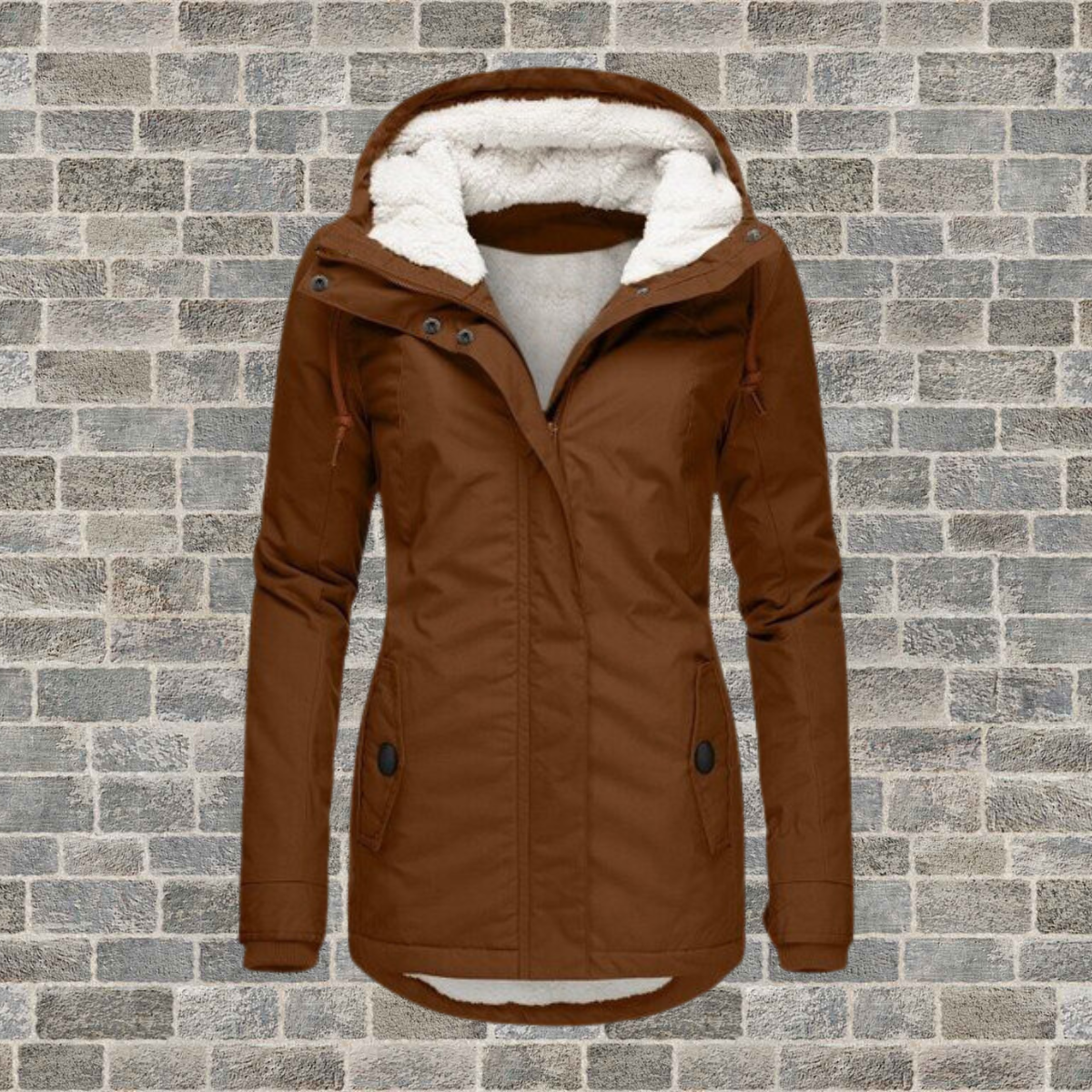 Johana™ | Warm Cotton Sherpa Hoodie