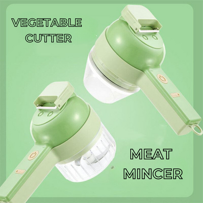 Veggechipper™ | 4-in-1 Electric Vegetable Cutter Set