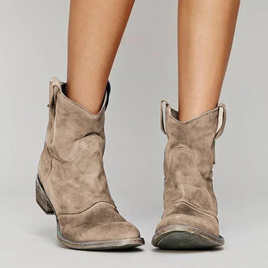 Alruna™ - Vintage cowboy ankle boots