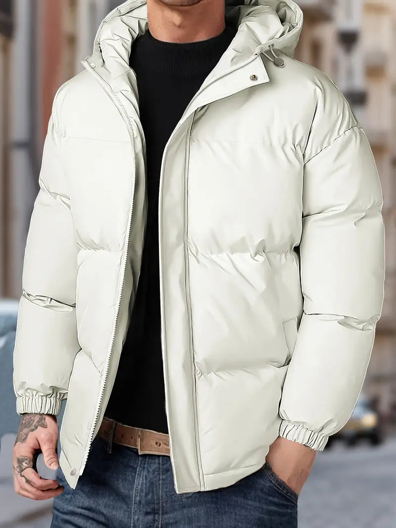 WarmGuard™ - Men's Hooded Winter Jacket | Windproof and comfortable