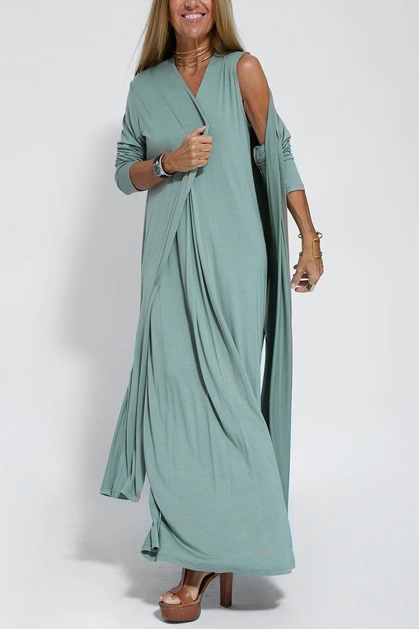 Solofa™ | Slimming Dress with Vest