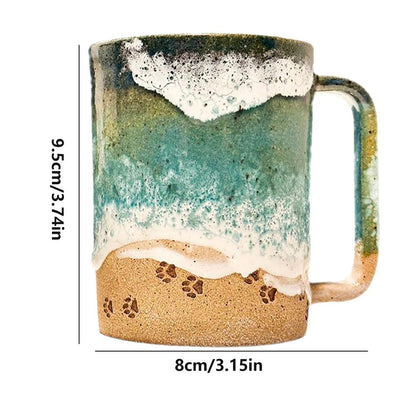 Cupshore™ | 3D Printed Ceramic Shoreline Coffee Mug