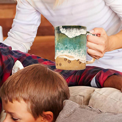 Cupshore™ | 3D Printed Ceramic Shoreline Coffee Mug