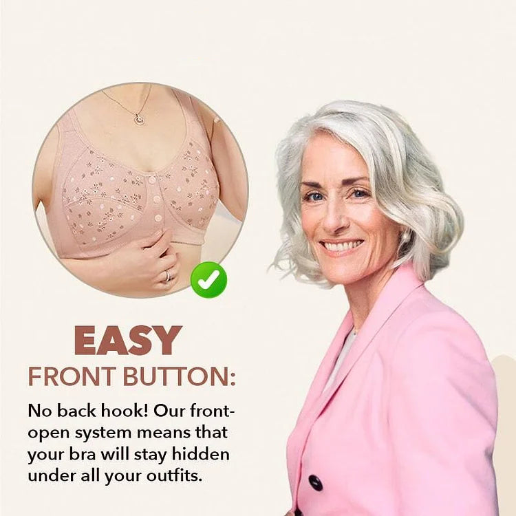 Comfort Bra™ | Stylish button-front bra