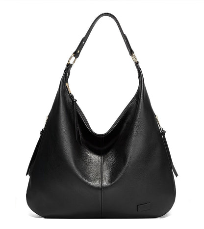 Alva™ | Simple large shoulder bag in solid color