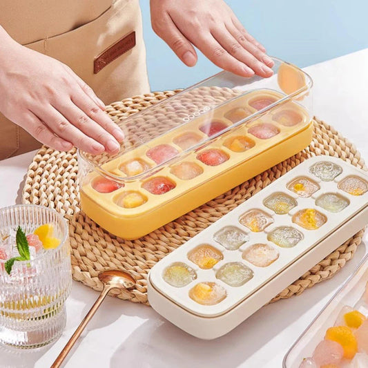 Flexible Silikon-Eiswürfelschalen für einfaches Eiswürfeln zu Hause