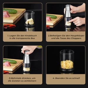 PressChop™ | Effortlessly chop garlic and other ingredients