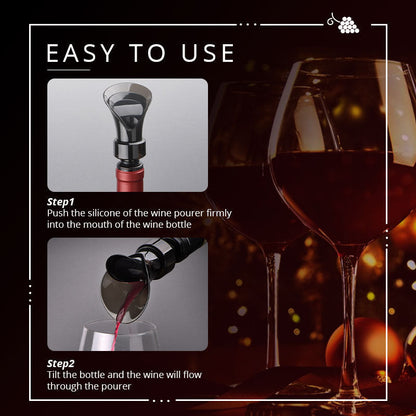VinoSeal™ - 2-in-1 Rotweinverschluss und Ausgießer