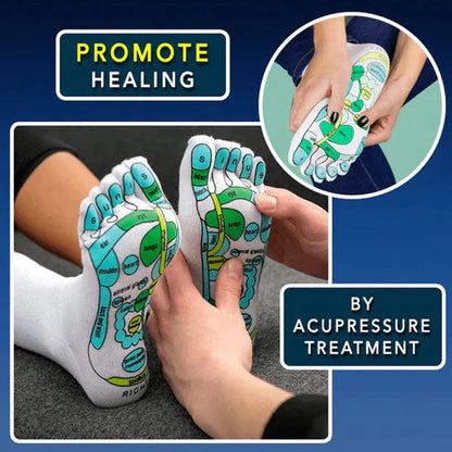Komfort Fit Akupressur Reflexzonen Massage Socken Set