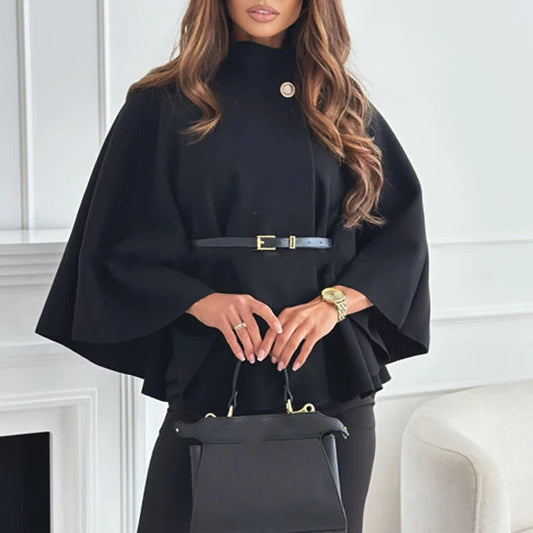 Wendy™ | Women's Oversized Cape Coat – Elegance and Warmth Combined