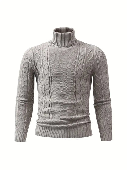 ClassicTurtl™ | Men's solid-colored turtleneck sweater