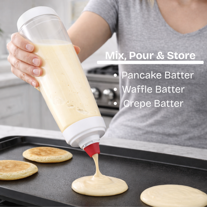 BakeFlow – Tropffreies Teiggießen für eine ordentlichere Küche