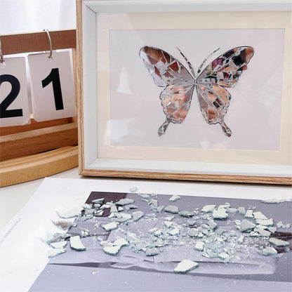 DIY™ | Butterfly Broken Mirror Photo Frame 