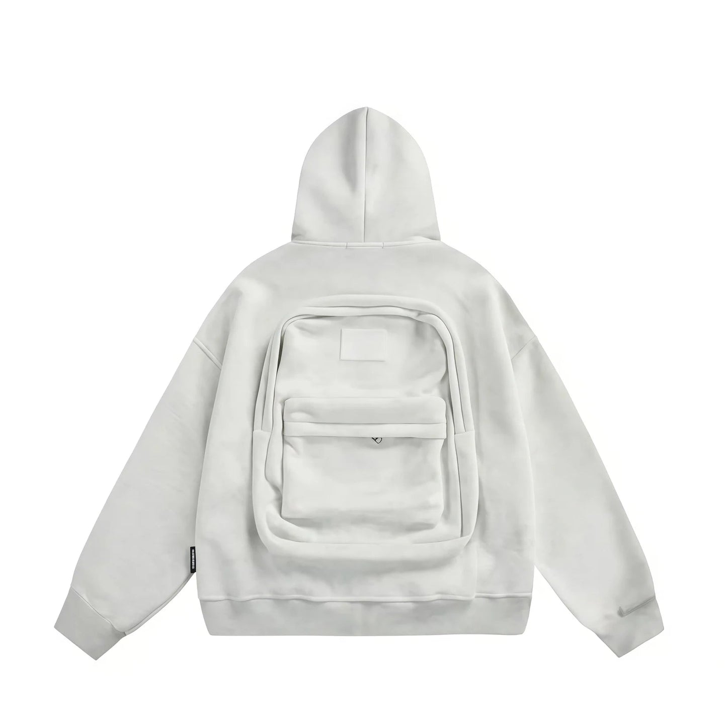 HoodSac™ - Tragbarer Reise-Hoodie mit integriertem Stauraum