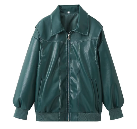 50% off | Karie™ Oversized Leather Jacket [Last Day Discount]