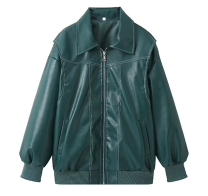50% off | Karie™ Oversized Leather Jacket [Last Day Discount]