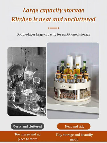 SpiceSphere™ - 360° drehbarer Küchenorganizer