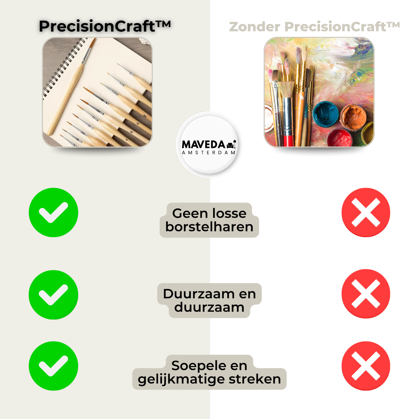 PrecisionCraft™ - 11-teiliges Feindetail-Pinselset
