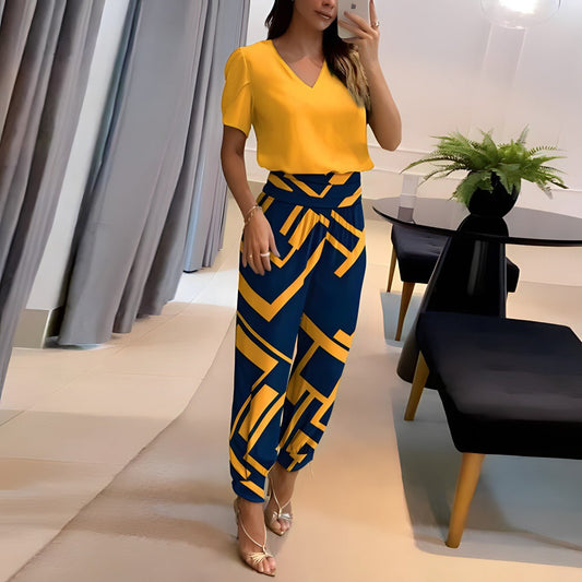 Vesper™ | Fashionable Blouse and Pants Outfit Set