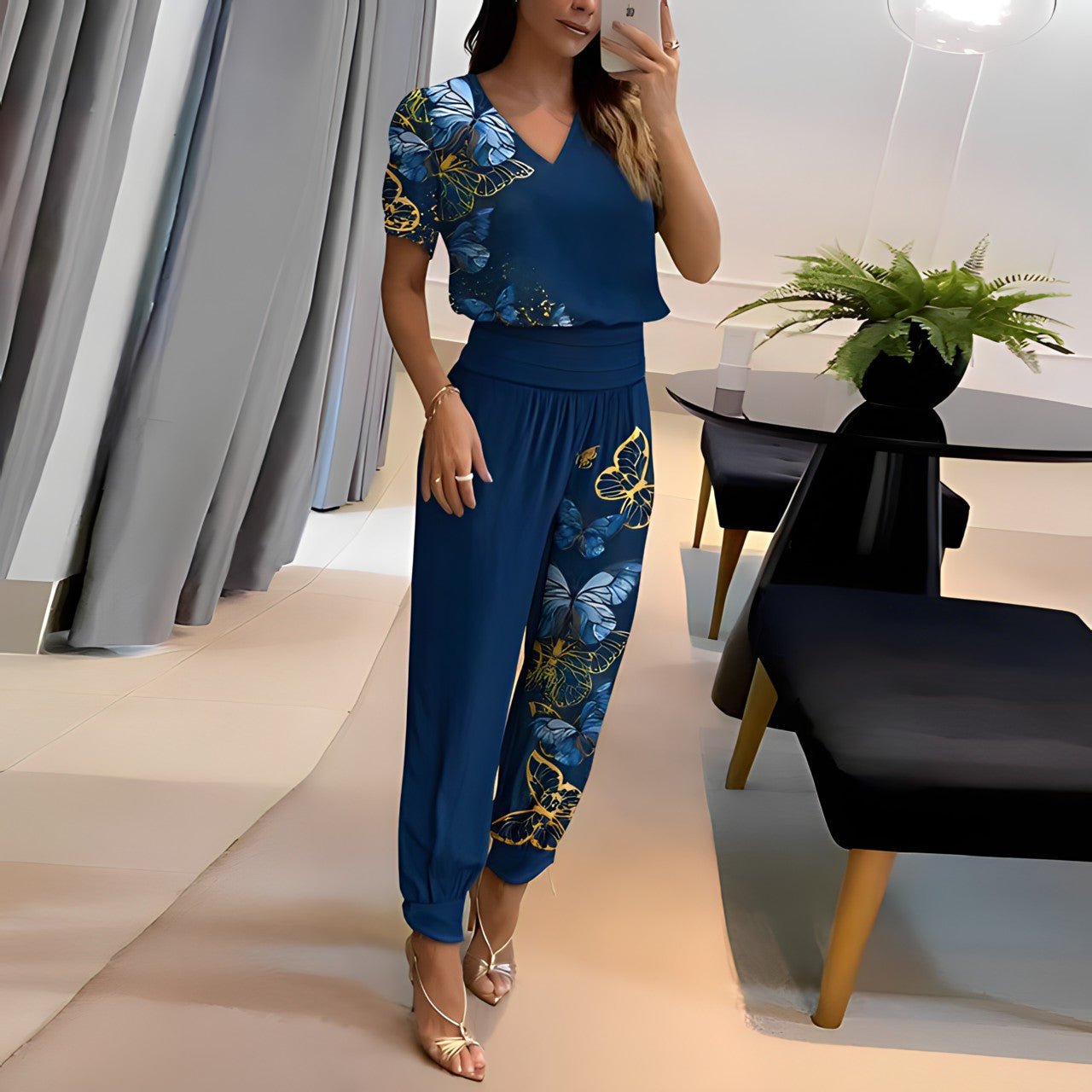 Vesper™ | Fashionable Blouse and Pants Outfit Set