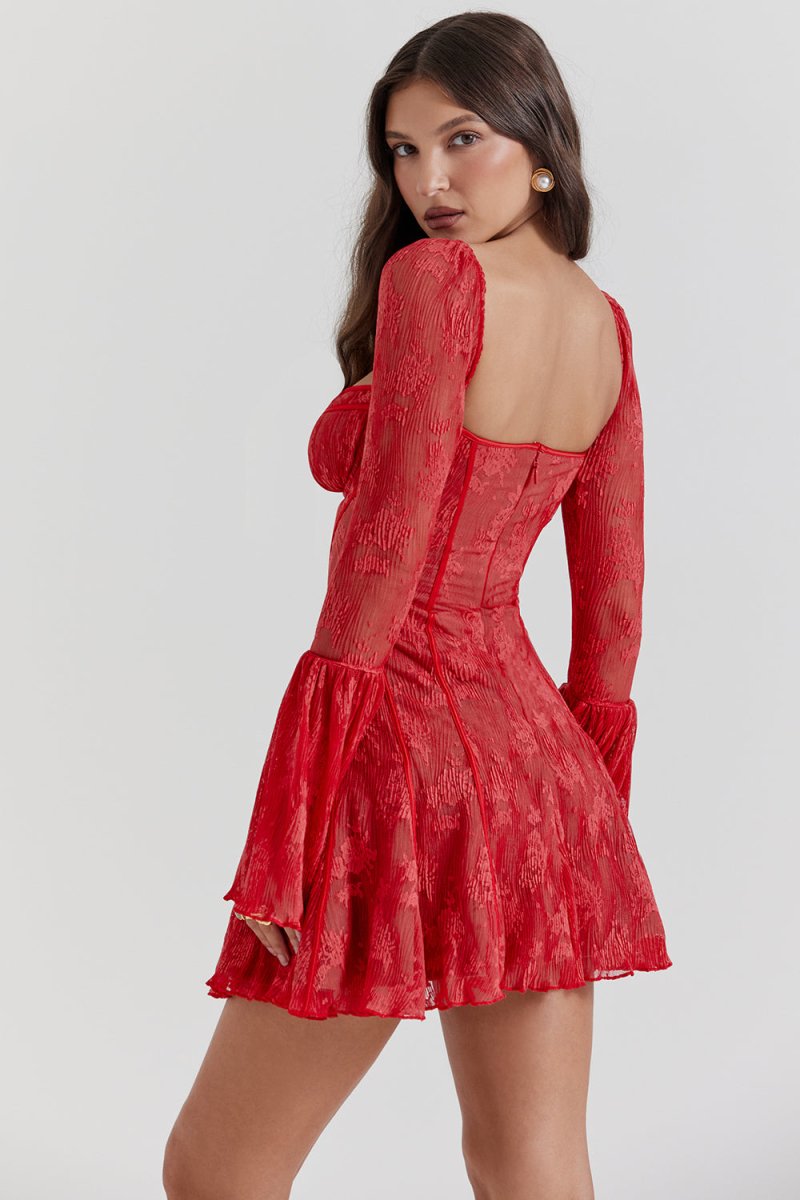LaceÉpoque™ | Vintage lace corset dress for an elegant silhouette 