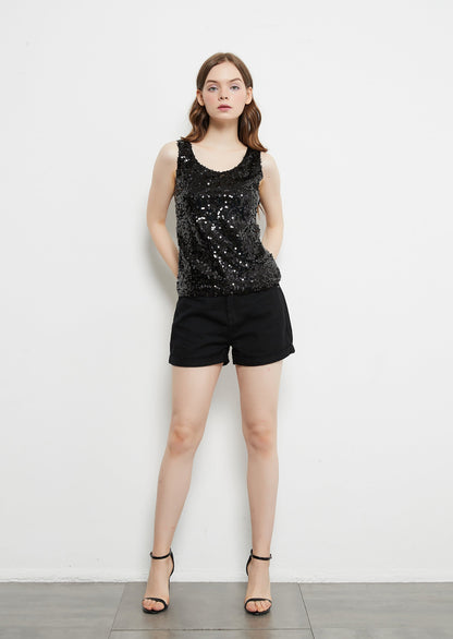 Thermax™ | Sequin party tank top