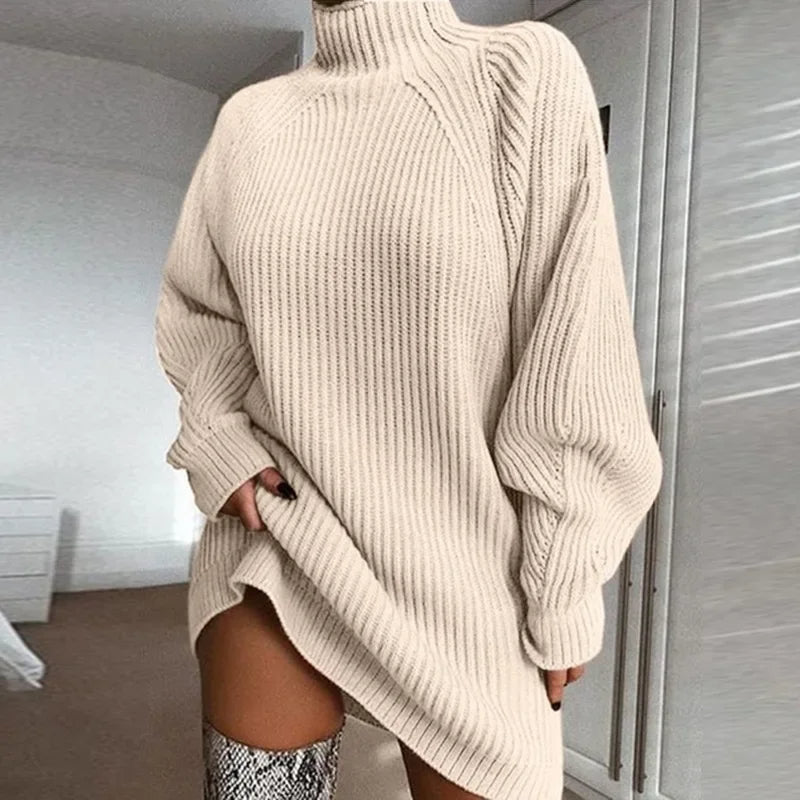 Patrizia™ | Long-sleeved knitted sweater dress