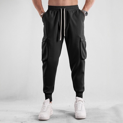 Elvin™ | Men's Cargo Joggers with Pockets – Comfort &amp; Flexibility