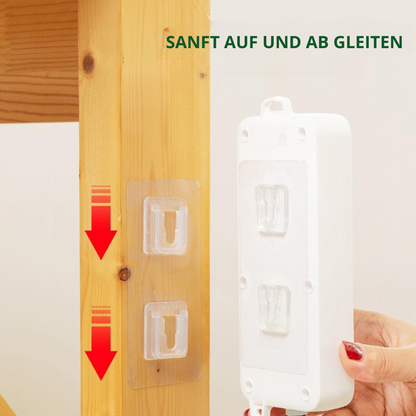 Double-Sided Adhesive Wall Hooks™ (5/10/20 Sets)