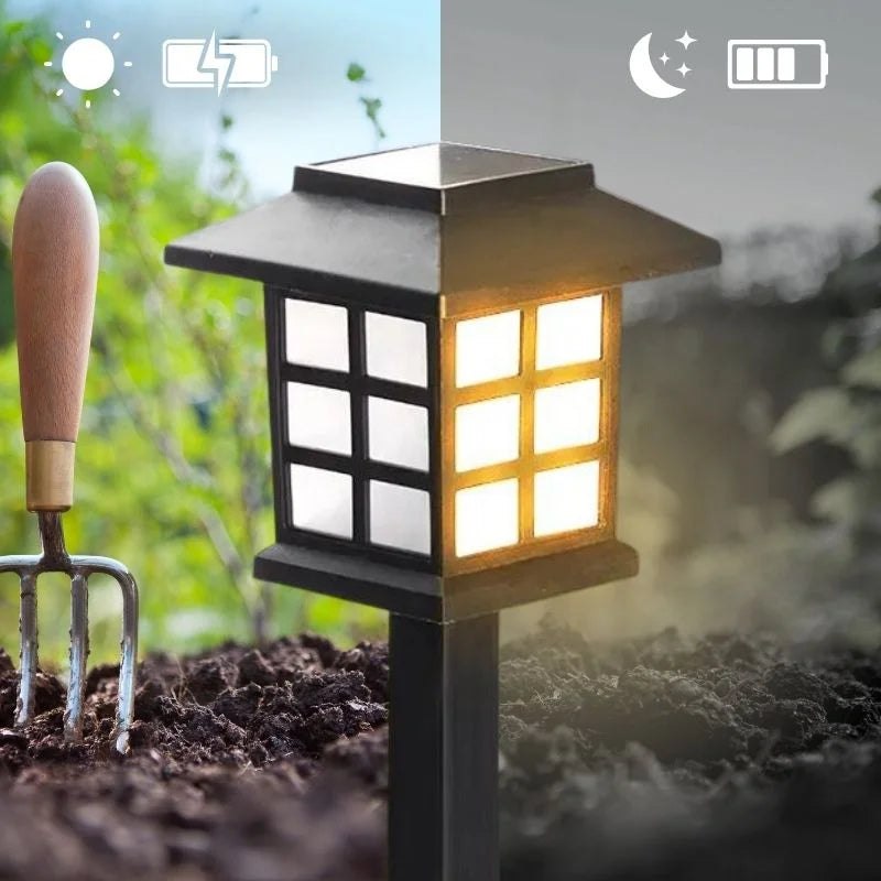 Solar-Gartenleuchte Automatische Außenbeleuchtung für Wege