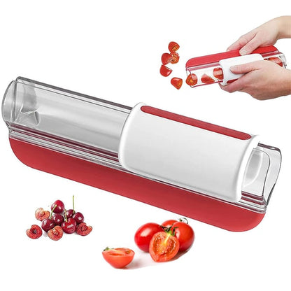 ZippyChop™ | Zippered Fruit and Vegetable Cutter