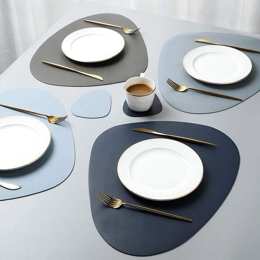 Boho gewebtes Platzset und Untersetzer-Set für den Esstisch