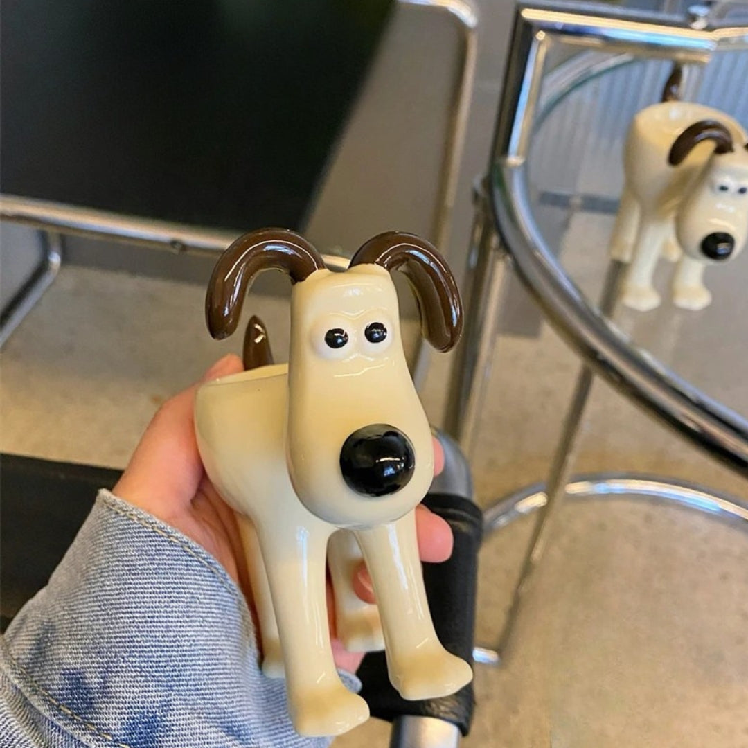 Keramik Eierhalter in Hundeform Dekorativer Küchenorganisator