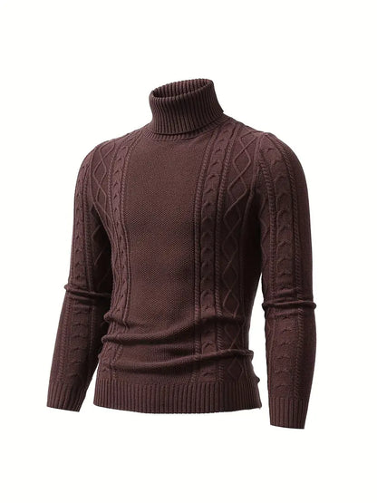 ClassicTurtl™ | Men's solid-colored turtleneck sweater