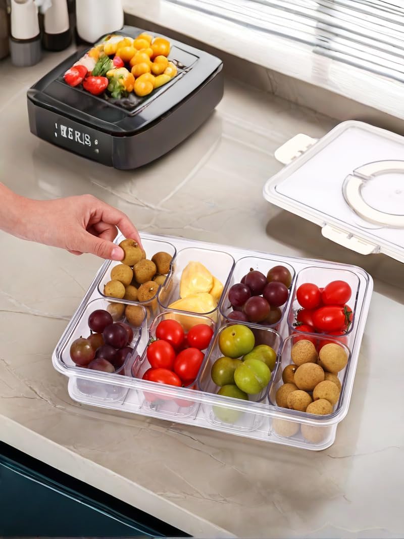 SnackEase™ - Tragbare Snackbox mit sicherem Deckel
