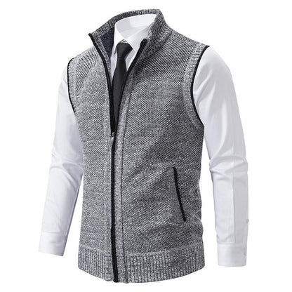 Fleecora™ – Knitted sleeveless fleece vest