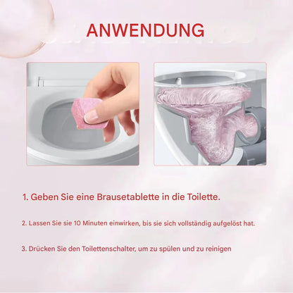 5+5 GRATIS | Automatische WC-Reinigungstabletten – Entkalken & Desodorieren [Letzter Tag Rabatt]