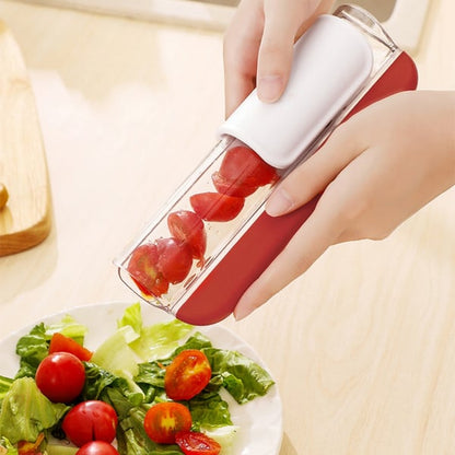 ZippyChop™ | Zippered Fruit and Vegetable Cutter