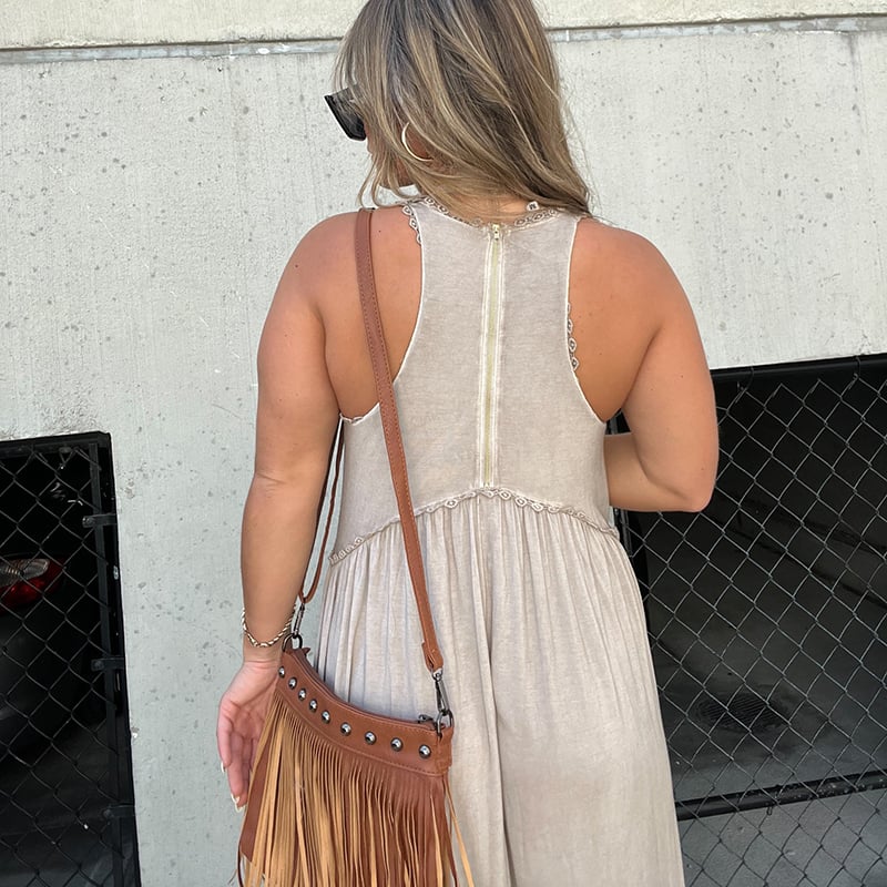 NovaStyle™ | Slit Casual Simple Loose Maxi Long Dress 